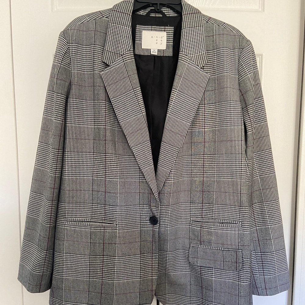 Target’s “A New Day” Plaid Check Blazer